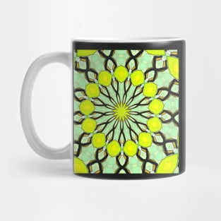 Yellow Kaleidoscope Mug